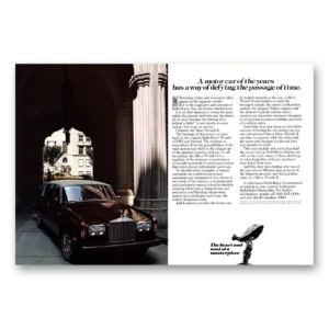 1978 Mercedes Benz Silver Wraith II Print Ad | Defying Passage
