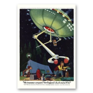 1978 New England Mutual Life Insurance Print Ad | Ufo