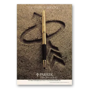 1978 Parker Floating Ball Pen Print Ad | Mark Distinction