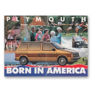 1978 Plymouth Voyager Print Ad | Born America