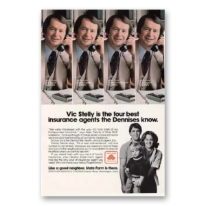 1978 State Farm Insurance Print Ad | Vic Stelly