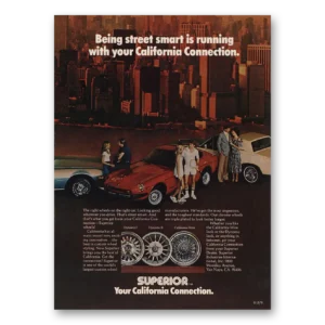 1978 California Connection Wheels Print Ad | Street Smart