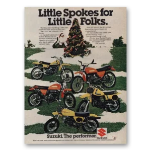 1978 Suzuki Motorcycles Print Ad | Little Spokes