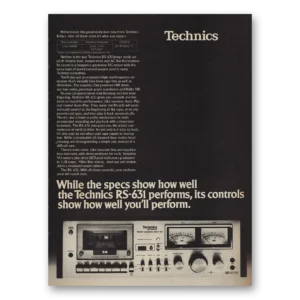 1978 Technics Print Ad | Specs Show