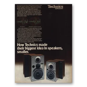 1978 Technics Print Ad | Biggest Idea In Speakers