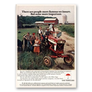 1978 Travelers Insurance Print Ad | Farmers