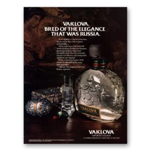 1978 Vaklova Liqueur Print Ad | Bred Elegance