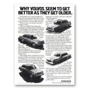 1977 Volvo Print Ad | Get Older
