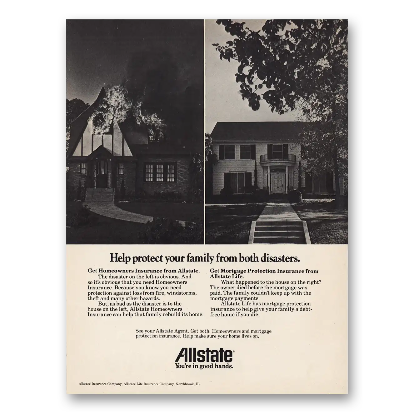 1979 Allstate Insurance Print Ad | Protect Family