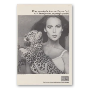 1979 American Express Print Ad | H Stern
