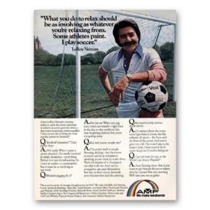 1979 AMF Soccer Print Ad | Leroy Neiman