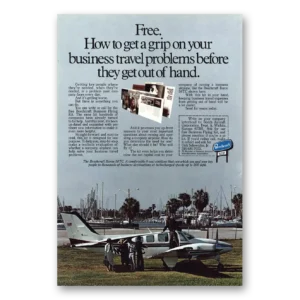 1979 Beechcraft Baron Print Ad | Get Grip