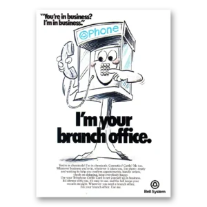 1979 Bell Telephone Print Ad | Branch Office