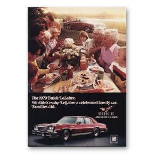 1979 Buick LeSabre Print Ad | Celebrated Family Car