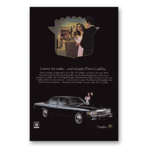 1978 Cadillac Print Ad | Luxury Today