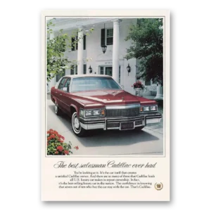 1979 Cadillac Print Ad | Best Salesman