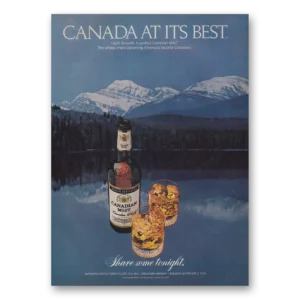 1979 Canadian Mist Print Ad | Canada