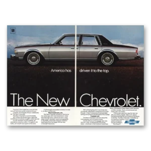 1978 Chevrolet Caprice Print Ad | Driven Top
