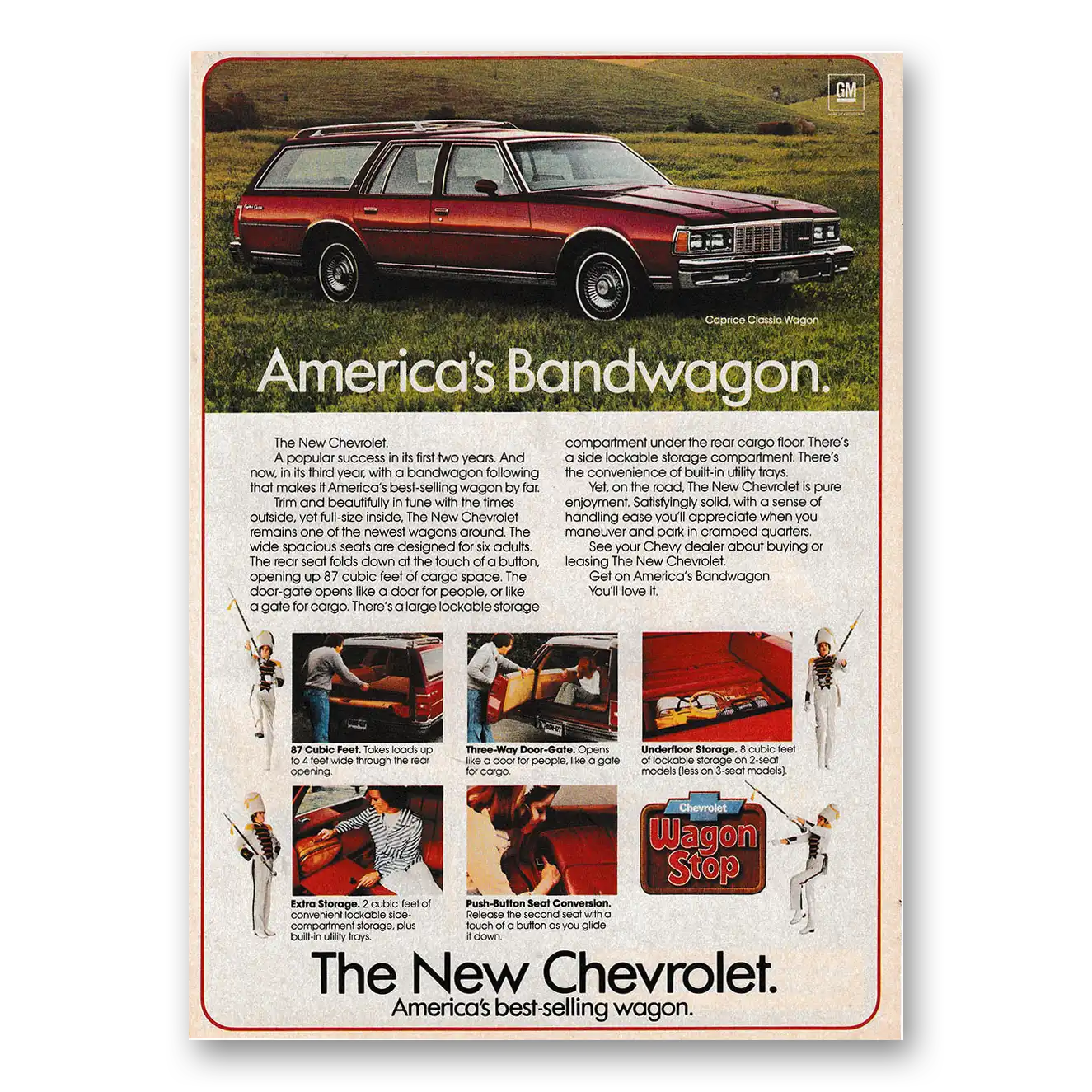 1979 Chevrolet Caprice Print Ad | Americas Bandwagon