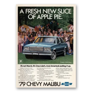 1979 Chevrolet Malibu Print Ad | Apple Pie