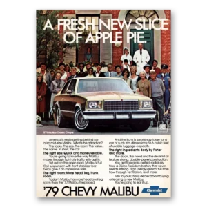 1979 Chevrolet Malibu Print Ad | Apple Pie