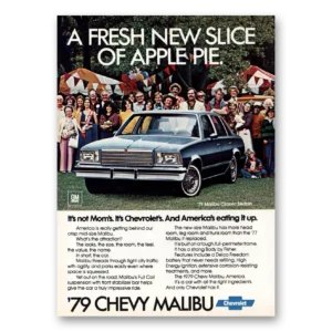 1979 Chevrolet Malibu Print Ad | Apple Pie