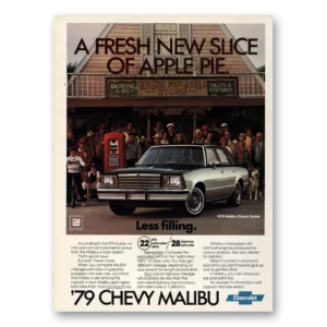 1979 Chevrolet Malibu Print Ad | Apple Pie