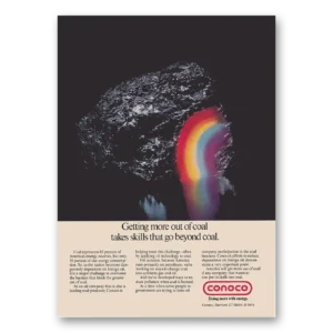 1979 Conoco Print Ad | More Out Coal
