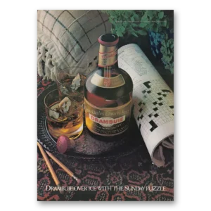 1979 Drambuie Print Ad | Sunday Puzzle