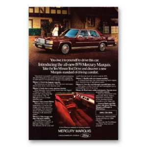 1979 Mercury Marquis Print Ad | Test Driver