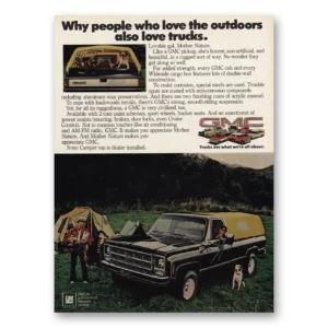 1978 GMC Trucks Print Ad | Outdoors