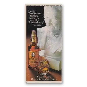 1979 Old Grand-Dad Bourbon Whiskey Print Ad | Taste Tradition