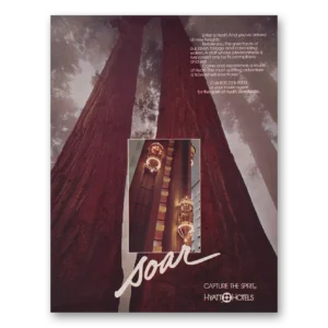 1979 Hyatt Hotels Print Ad | New Heights