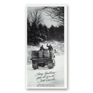 1979 Jack Daniels Print Ad | Merry Christmas