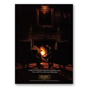 1979 Johnnie Walker Black Label Print Ad | State Department