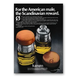 1979 Kanon After Shave Print Ad | Scandinavian Award