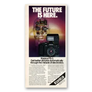 1979 Konica Camera Print Ad | Camera Future