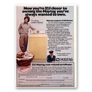 1979 Maytag Washer Print Ad | Always Wanted