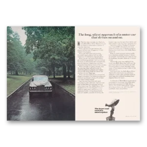 1979 Mercedes Benz Silver Shadow Print Ad | Long Silent