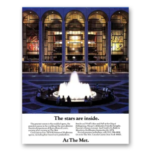 1979 The Met Print Ad | Stars Inside