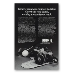 1979 Nikon Camera Print Ad | Automatic