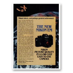 1979 Nikon Camera Print Ad | Em