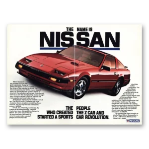 1985 Nissan Print Ad | The Name