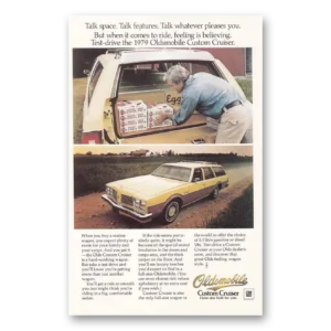 1979 Oldsmobile Custom Cruiser Print Ad | Talk Space