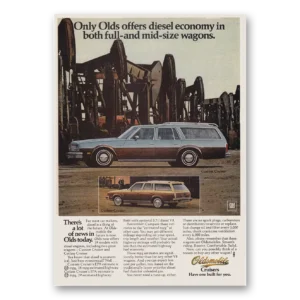 1979 Oldsmobile Cutlass Print Ad | Cruiser Diesel