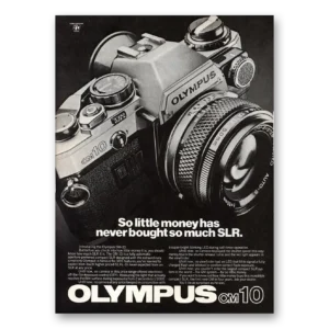 1979 Olympus Camera Print Ad | So Little Money