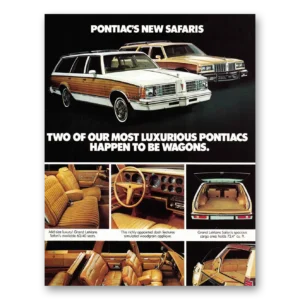 1979 Pontiac Safari Print Ad | Wagons