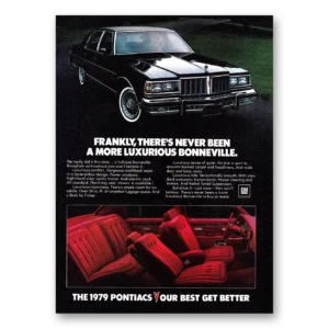 1979 Pontiac Bonneville Print Ad | Never Been