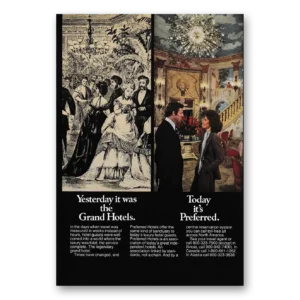 1979 Preferred Hotels Print Ad | Grand Hotels