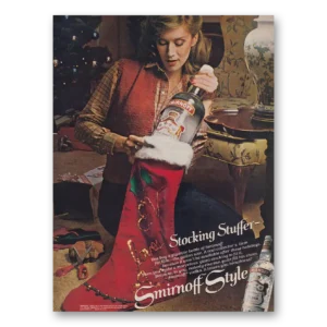 1979 Smirnoff Vodka Print Ad | Stocking Stuffer